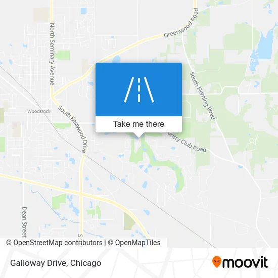 Galloway Drive map