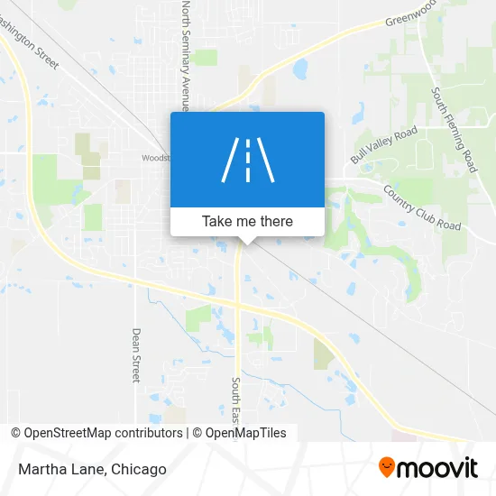 Martha Lane map