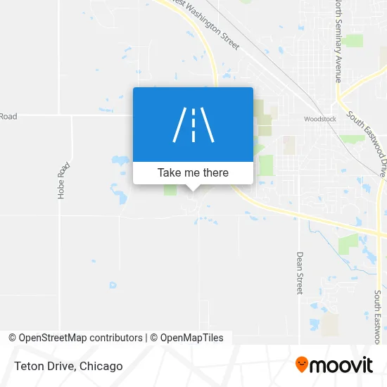 Teton Drive map