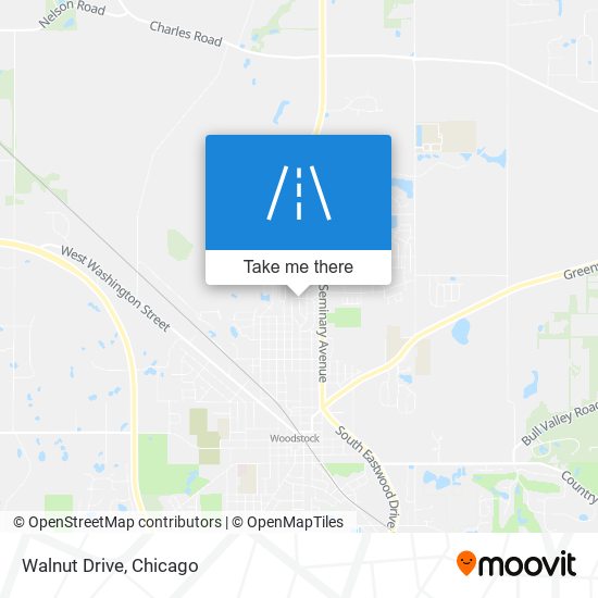 Walnut Drive map