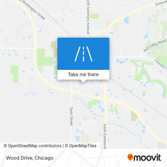 Wood Drive map