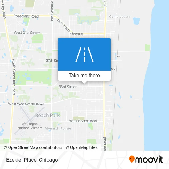 Ezekiel Place map