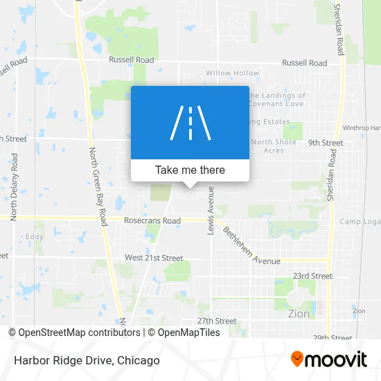 Harbor Ridge Drive map