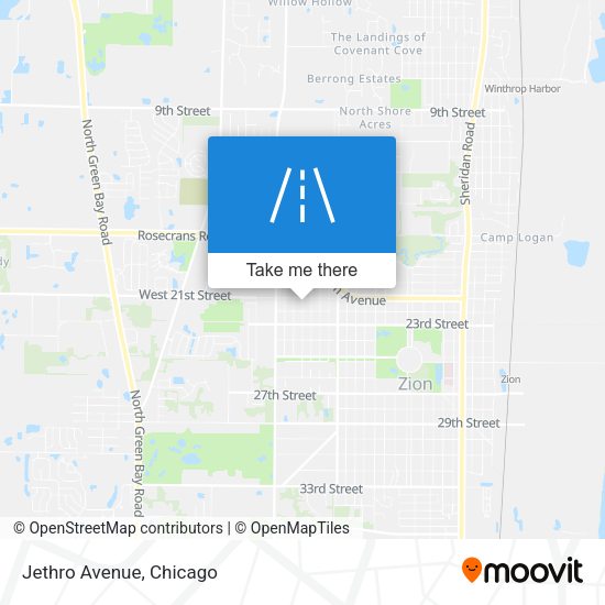 Mapa de Jethro Avenue