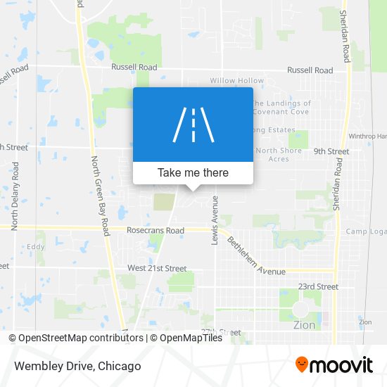 Wembley Drive map