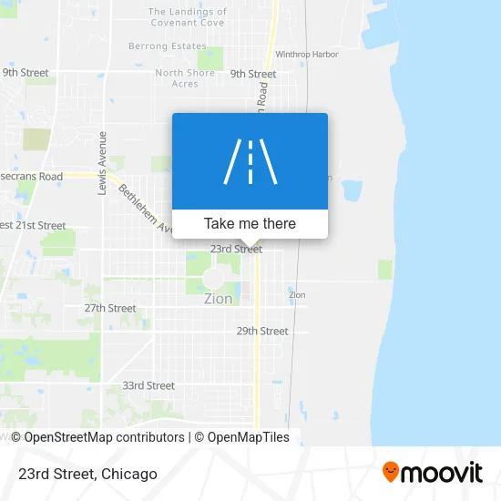 23rd Street map