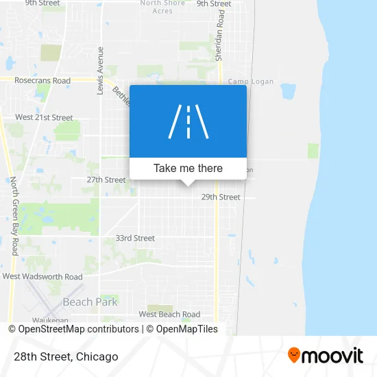 28th Street map