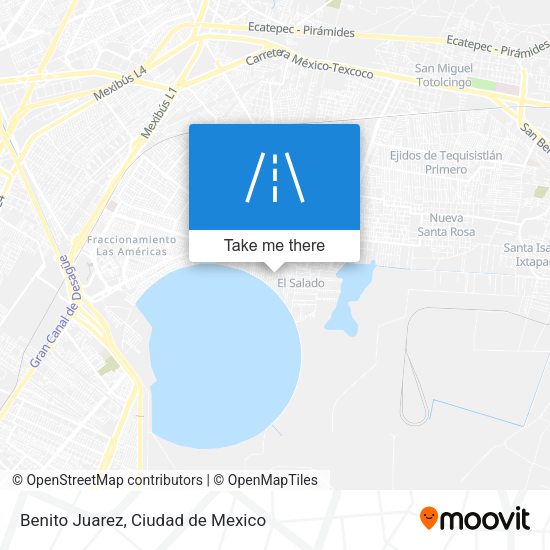 Benito Juarez map