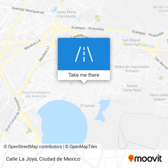Calle La Joya map
