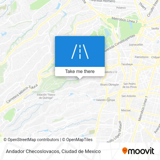 Mapa de Andador Checoslovacos