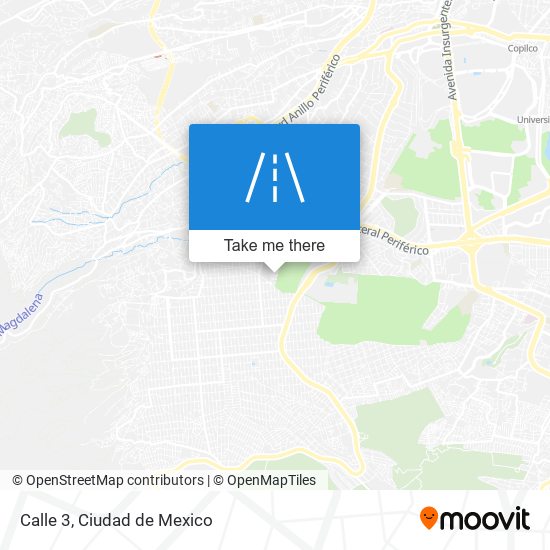 Calle 3 map