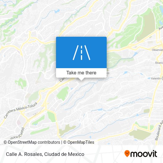 Mapa de Calle A. Rosales