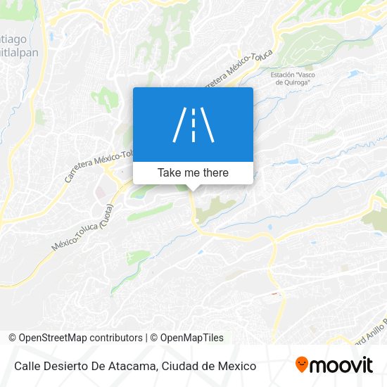 Mapa de Calle Desierto De Atacama
