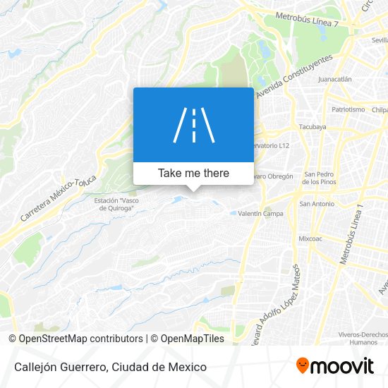 Mapa de Callejón Guerrero
