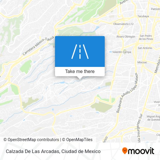 Calzada De Las Arcadas map