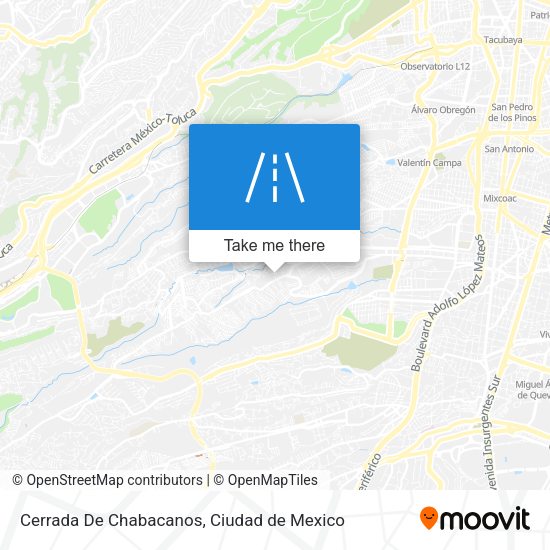 Cerrada De Chabacanos map