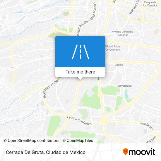 Mapa de Cerrada De Gruta