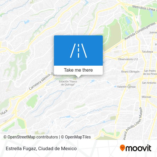Estrella Fugaz map