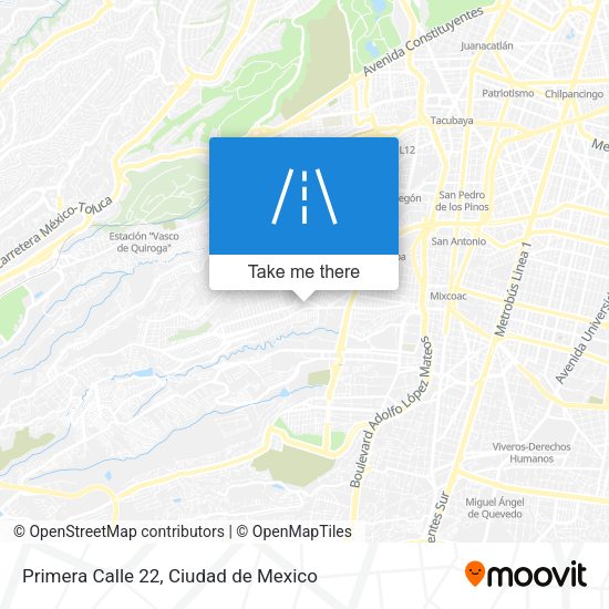 Primera Calle 22 map