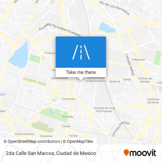 2da Calle San Marcos map
