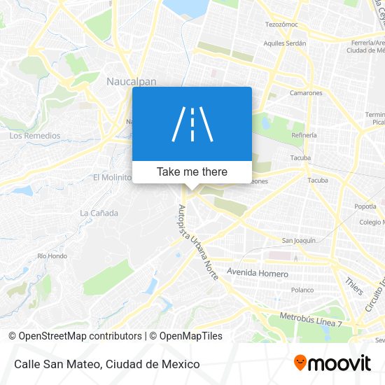 Calle San Mateo map