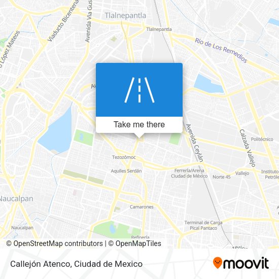 Callejón Atenco map