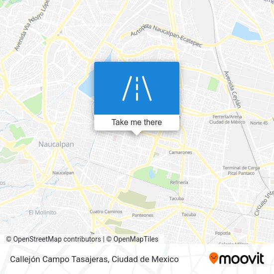 Callejón Campo Tasajeras map