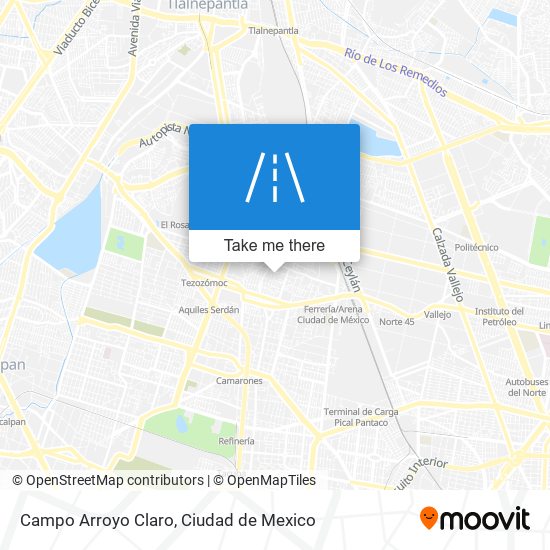 Mapa de Campo Arroyo Claro