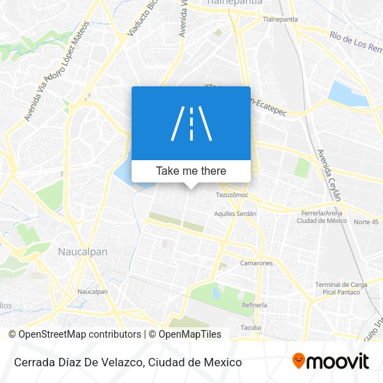 Cerrada Díaz De Velazco map