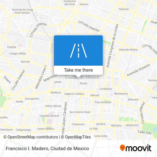 Francisco I. Madero map