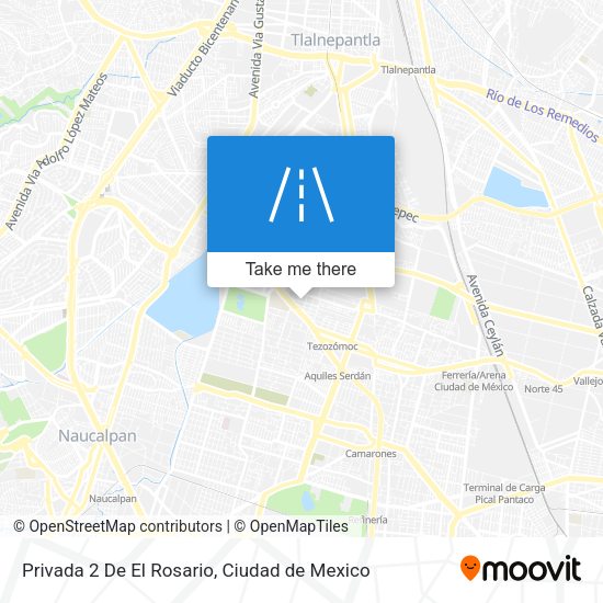 Privada 2 De El Rosario map