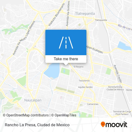 Rancho La Presa map