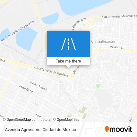 Avenida Agrarismo map