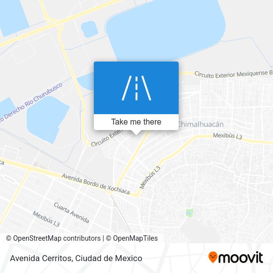 Mapa de Avenida Cerritos