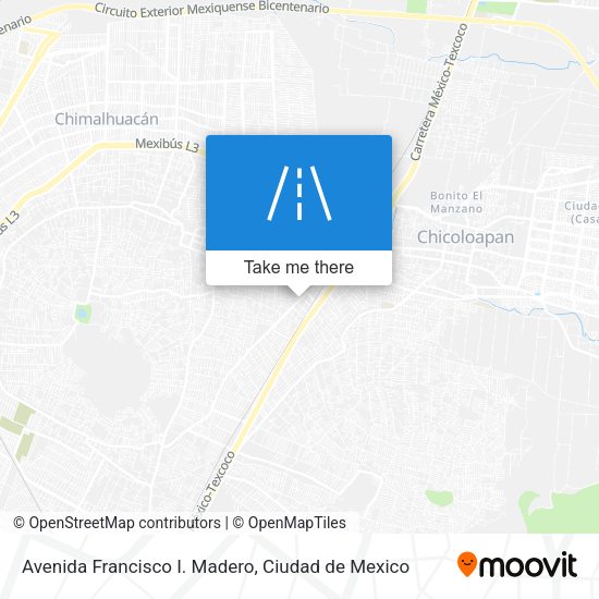 Avenida Francisco I. Madero map