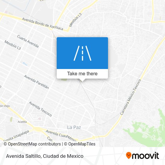 Avenida Saltillo map