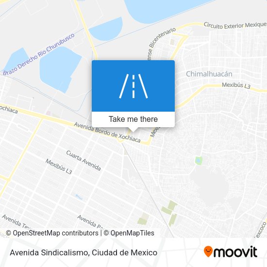 Avenida Sindicalismo map