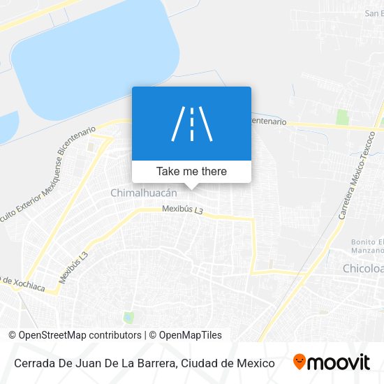 Cerrada De Juan De La Barrera map