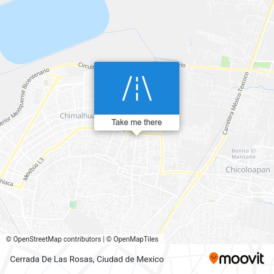 Cerrada De Las Rosas map