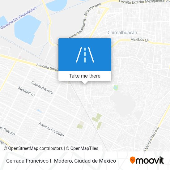 Cerrada Francisco I. Madero map
