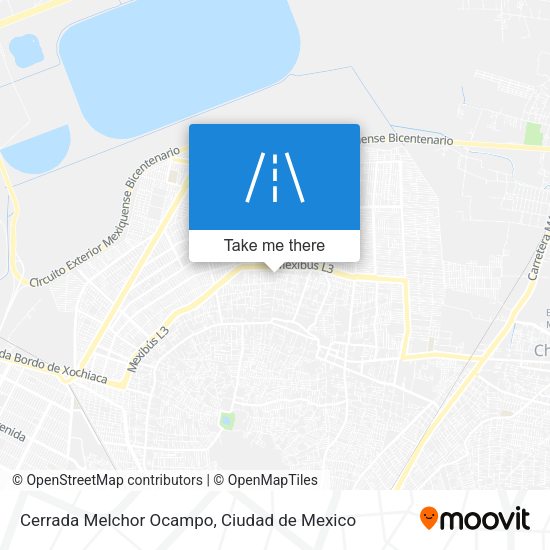 Cerrada Melchor Ocampo map