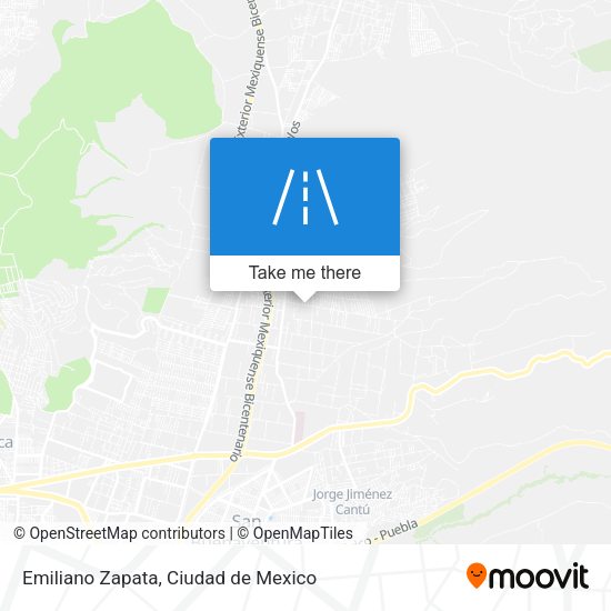 Mapa de Emiliano Zapata