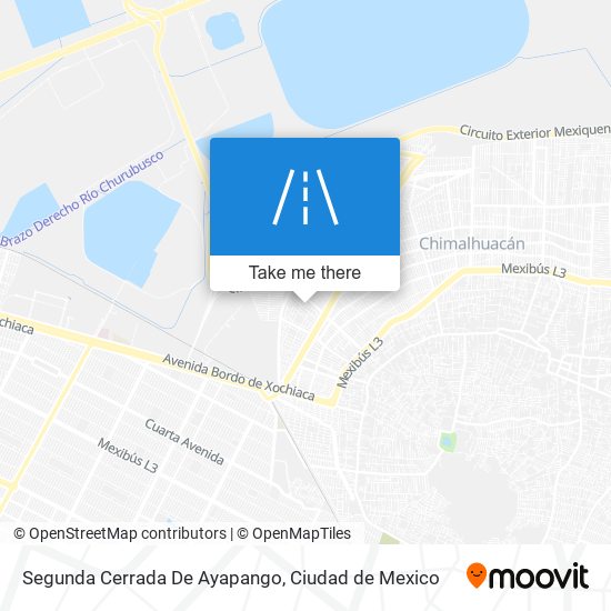 Segunda Cerrada De Ayapango map