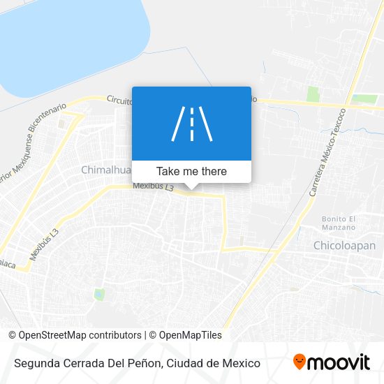 Segunda Cerrada Del Peñon map