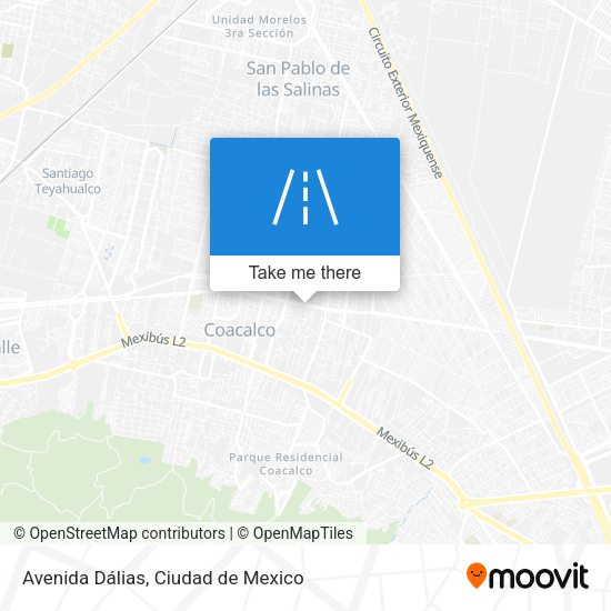 Avenida Dálias map