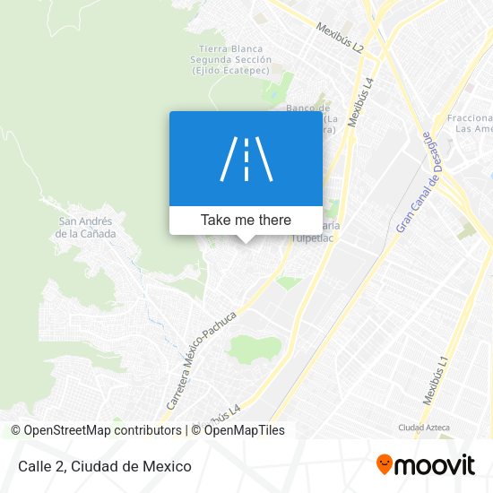 Calle 2 map