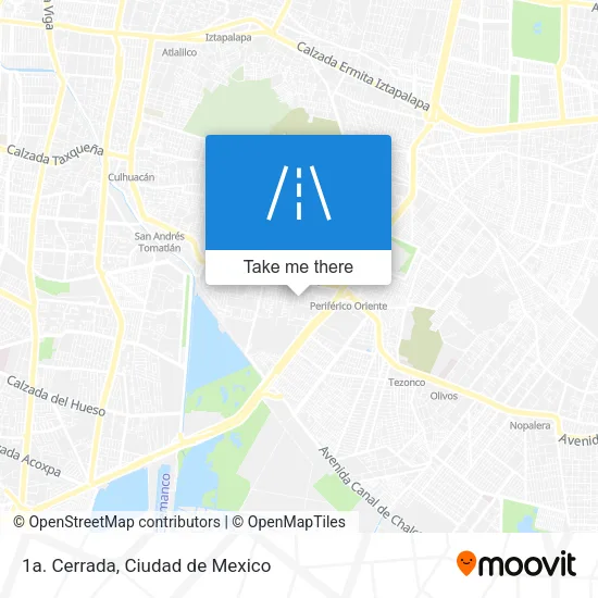 Mapa de 1a. Cerrada