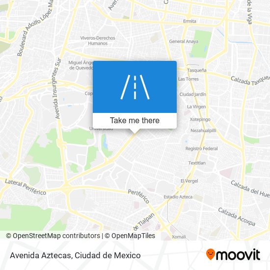 Mapa de Avenida Aztecas