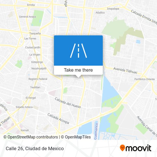 Mapa de Calle 26