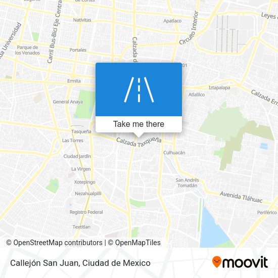 Callejón San Juan map